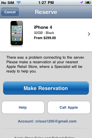 Illustration for article titled Apple iPhone 4 Pre-Ordering Is a Total Disaster